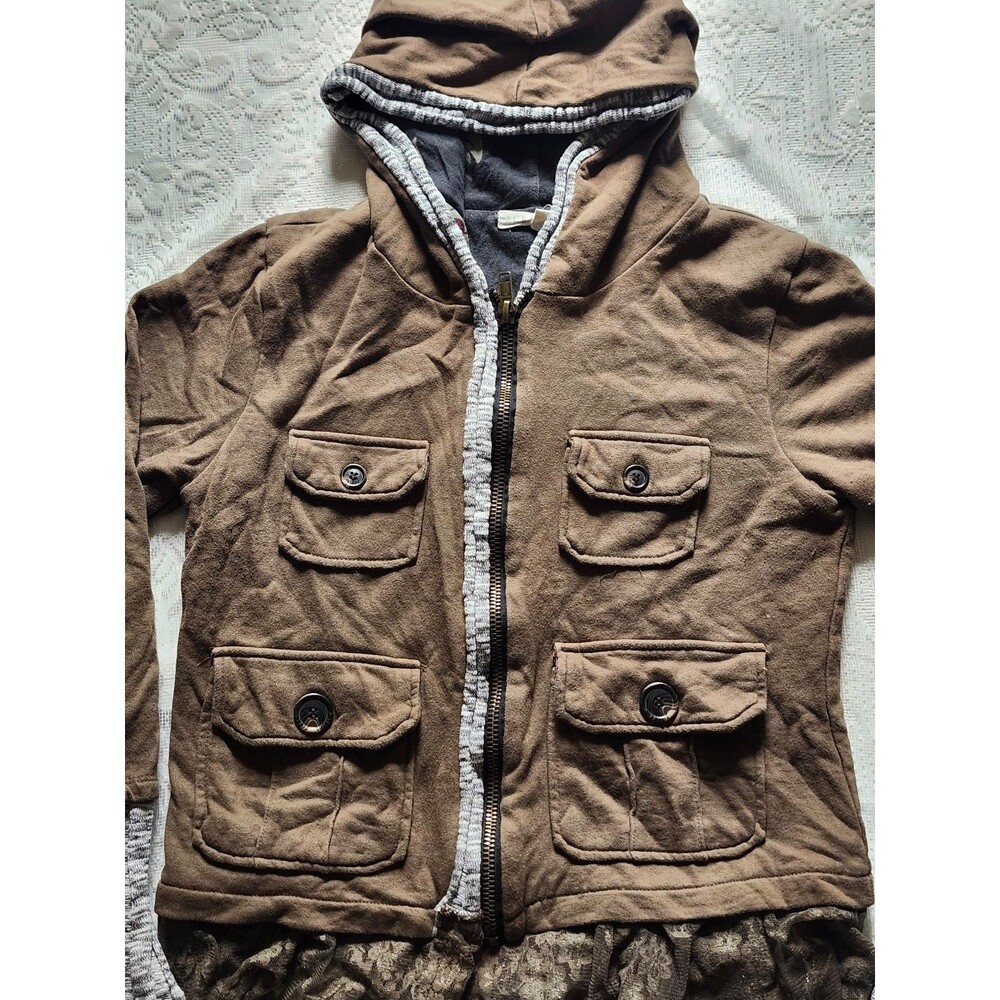 Scrapbook Hooded Jacket Size M #102